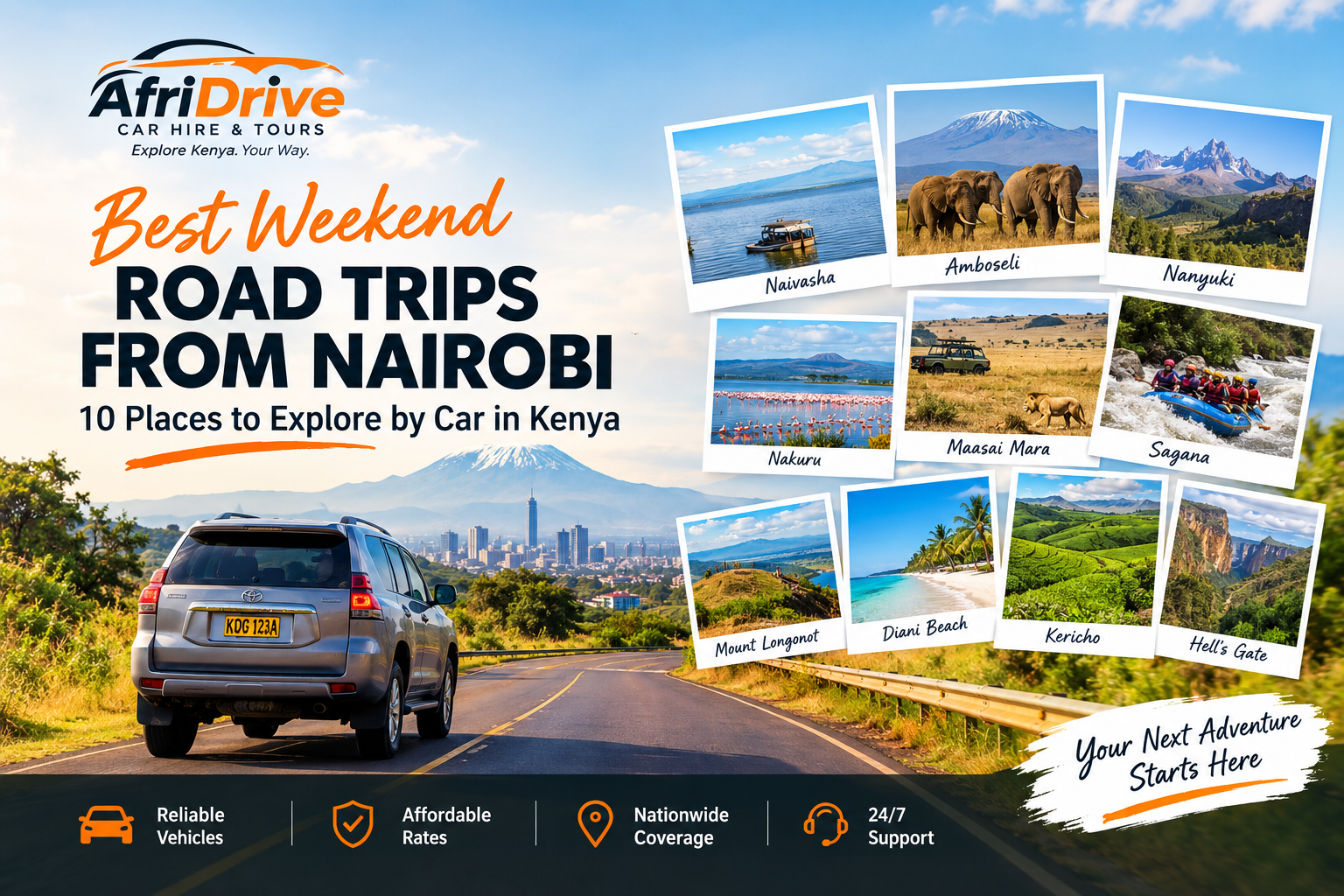Best Weekend Road Trips from Nairobi: 10 Places to Explore by Car in Kenya